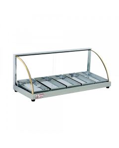 Estufa Vitrine Para Salgados Com 5 Bandejas 